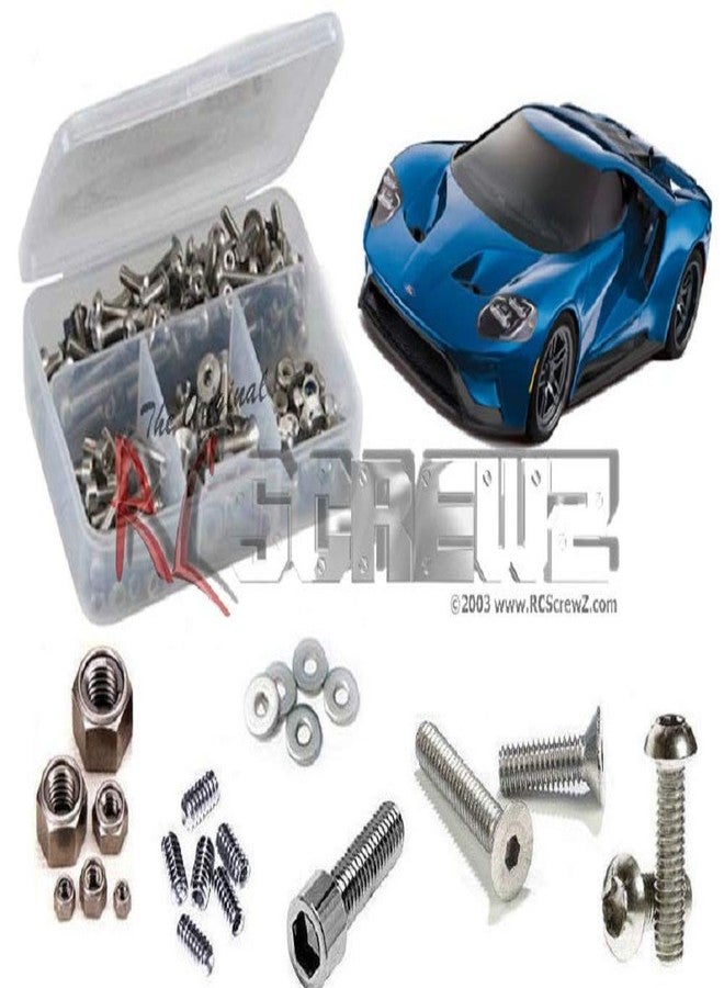 RC Screwz TRA080 - Compatible with Traxxas 4-Tec 2.0 Ford GT (83056-4) Stainless Steel Screw Kit - Image 2